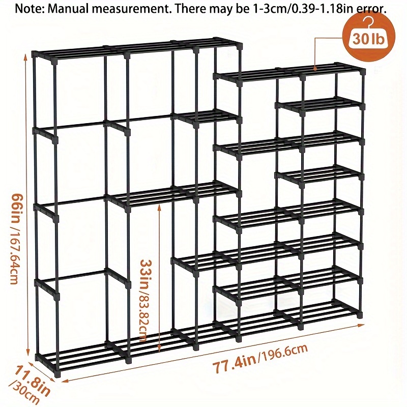 4/5 layer Storage Rack Reinforced Integrated Shoe Rack - Temu