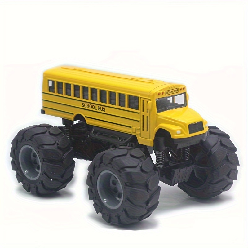 Juguete de autobús escolar, auto de 9 pulgadas, con luces y sonidos,  puertas que se abren, vehículos de juguete grandes de metal amarillo,  autobús de