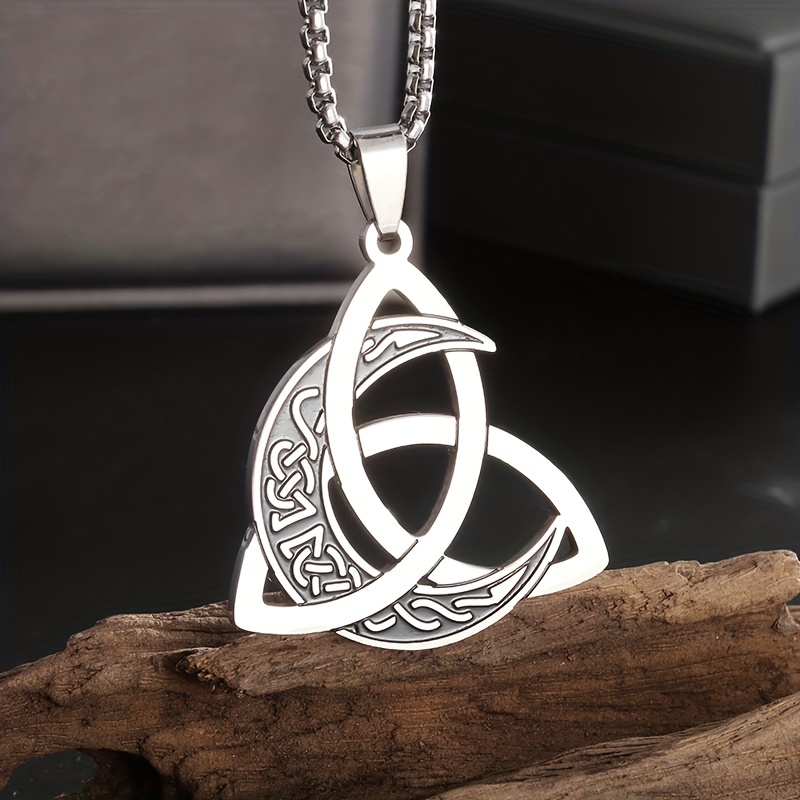 Moon Crescent Witchcraft Pendant Witch Endless Necklace