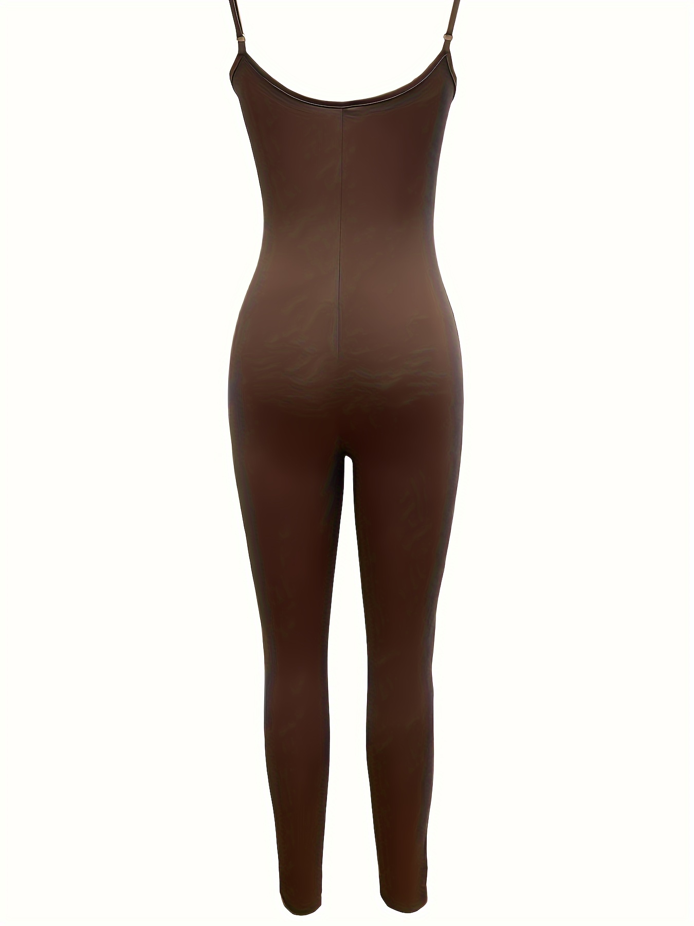 SR Women's Spaghetti Strap Comfy Bodycon Jumpsuit Shapewear (Size: S-5X)  UR1010