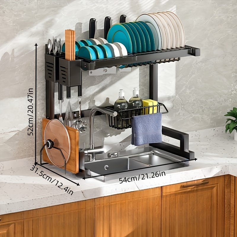 15 Best Over-The-Sink Dish Racks To Organize Your Kitchen In 2023