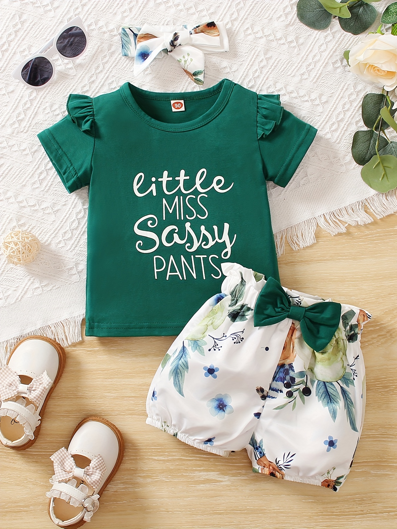 Adorable Outfit Baby Girls 'little Miss Sassy Pants' T shirt