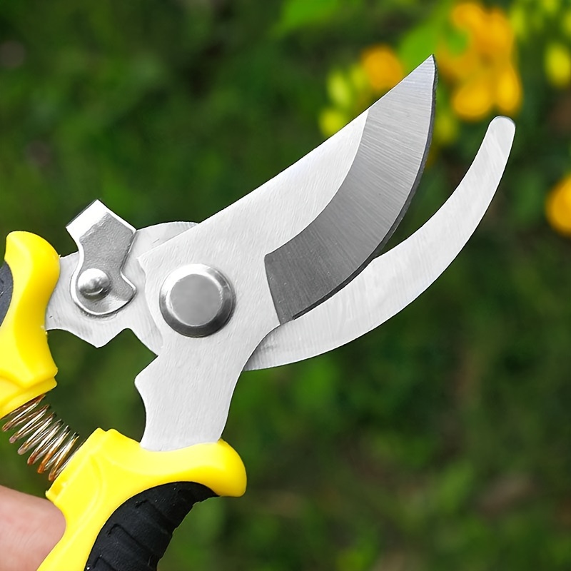 Garden Pruning Shears Non-slip Scissors Stainless Steel Blades Handheld  Pruners
