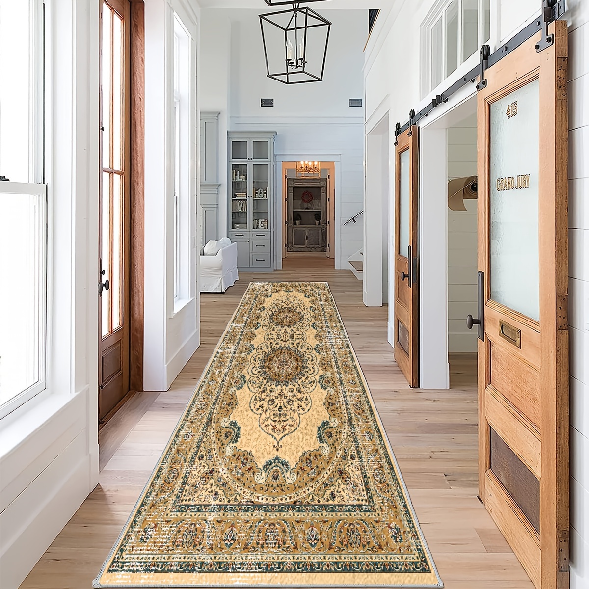 Lahome Alfombra marroquí – 2' x 3' lavable pequeña alfombra de entrada  envejecida antideslizante, alfombra para puerta de dormitorio, sala de  estar