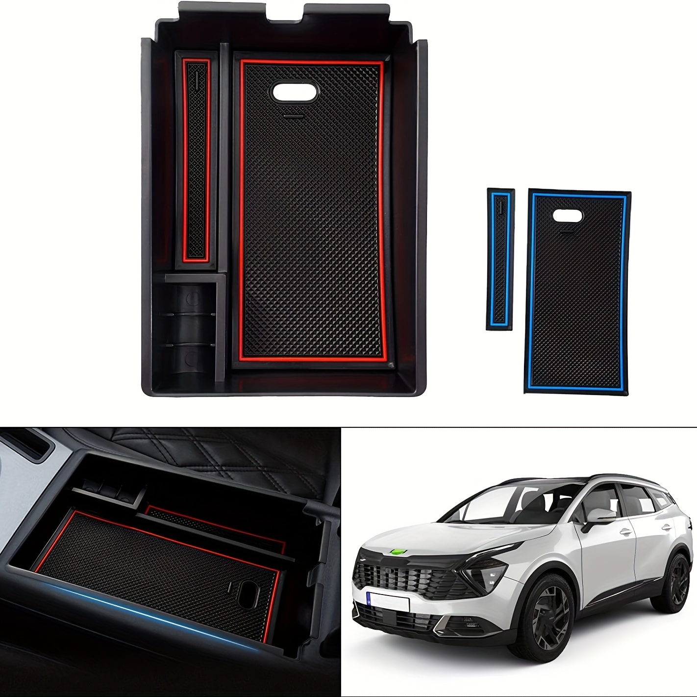 Autositz-Slot-Aufbewahrungsbox für Kia Sportage Picanto Ceed Rio