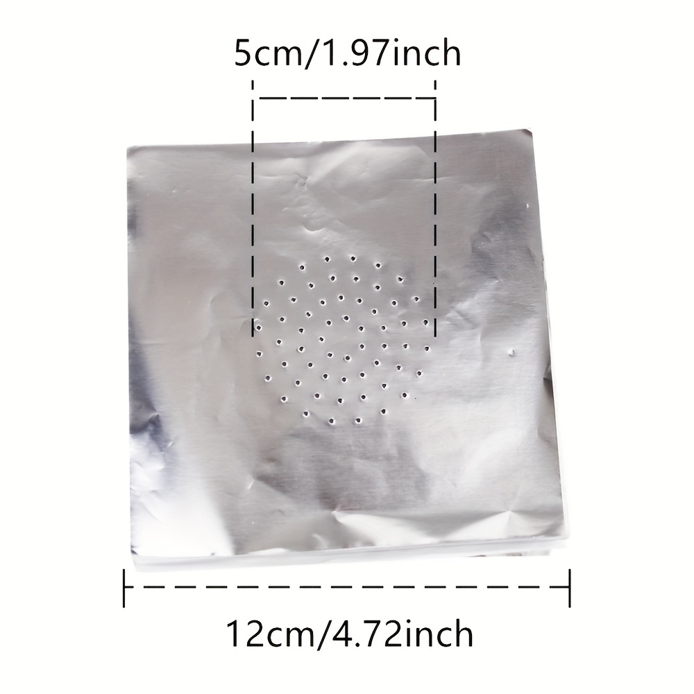 Foil Paper For Hookah Hookah Foil Set Round Thick Perforated - Temu