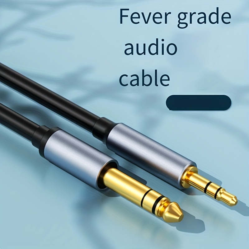 6.5mm to Double 6.5mm Audio Cable Male to Male Aux Cable for Mixer Spe