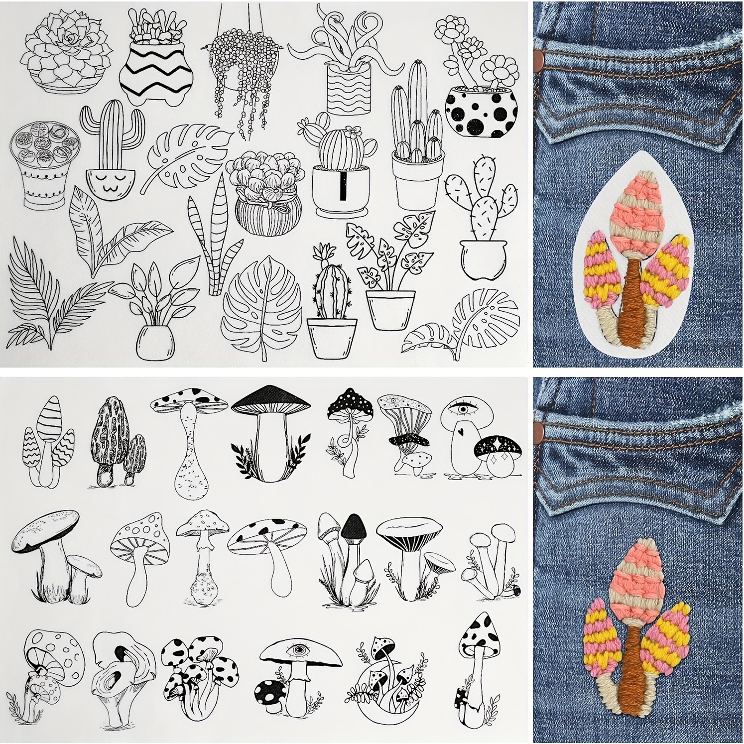 Water Soluble Embroidery Patterns Embroidery Patterns - Temu
