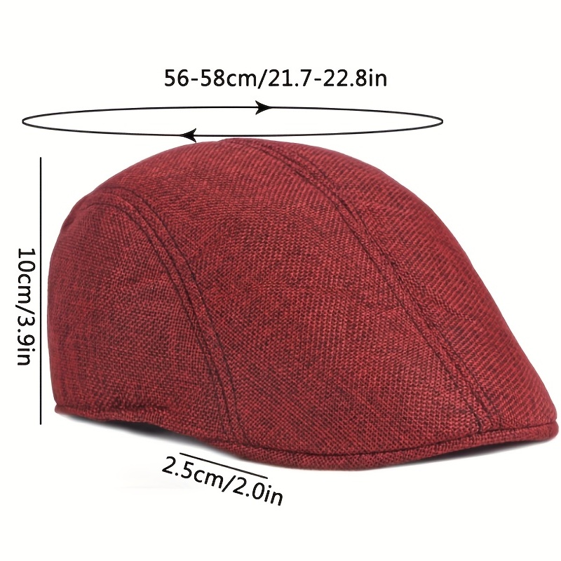 Mens Women Linen Newsboy Flat Hat Vintage Summer Breathable Ivy Irish  Casual Cabbie Hats Trendy Beret Hat Solid Color Ideal Choice For Gifts, Today's Best Daily Deals