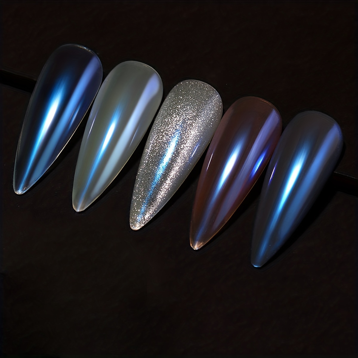 Premium Holographic Nail Powder Iridescent Pearlescent - Temu