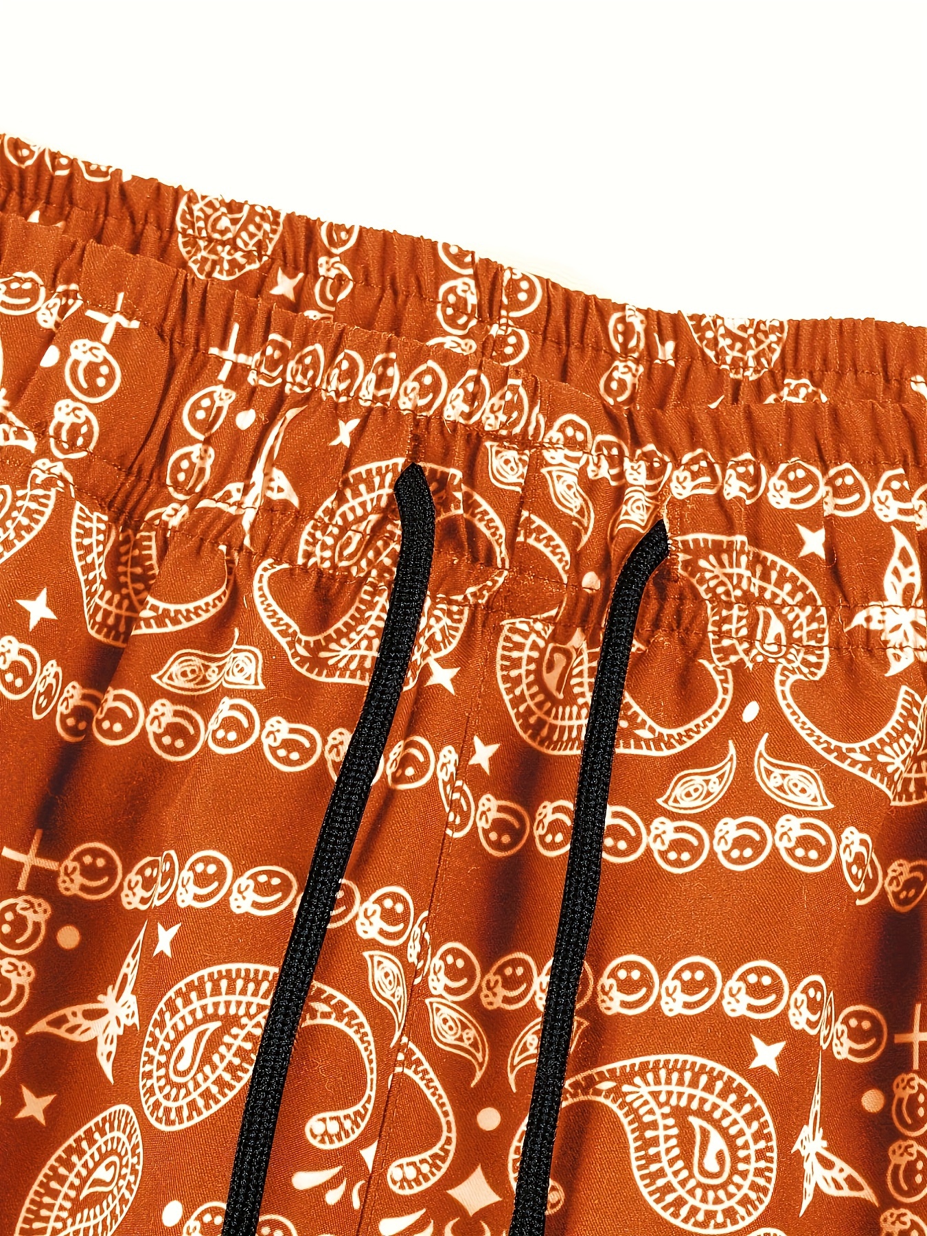 Cookman Black Paisley Shorts