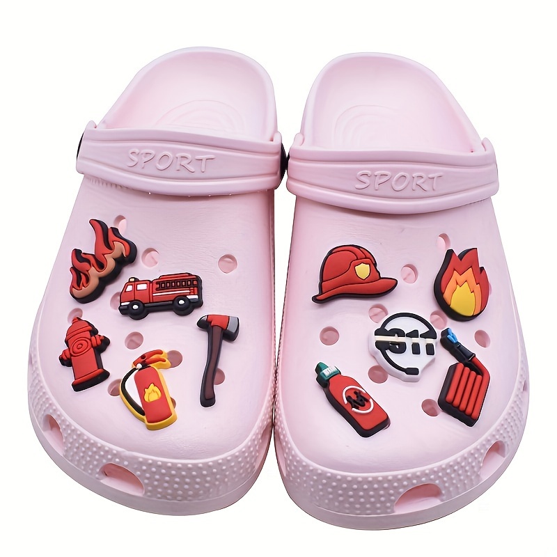 Series Shoes Charms Cartoon Pistol Bomb Clogs Sandals - Temu