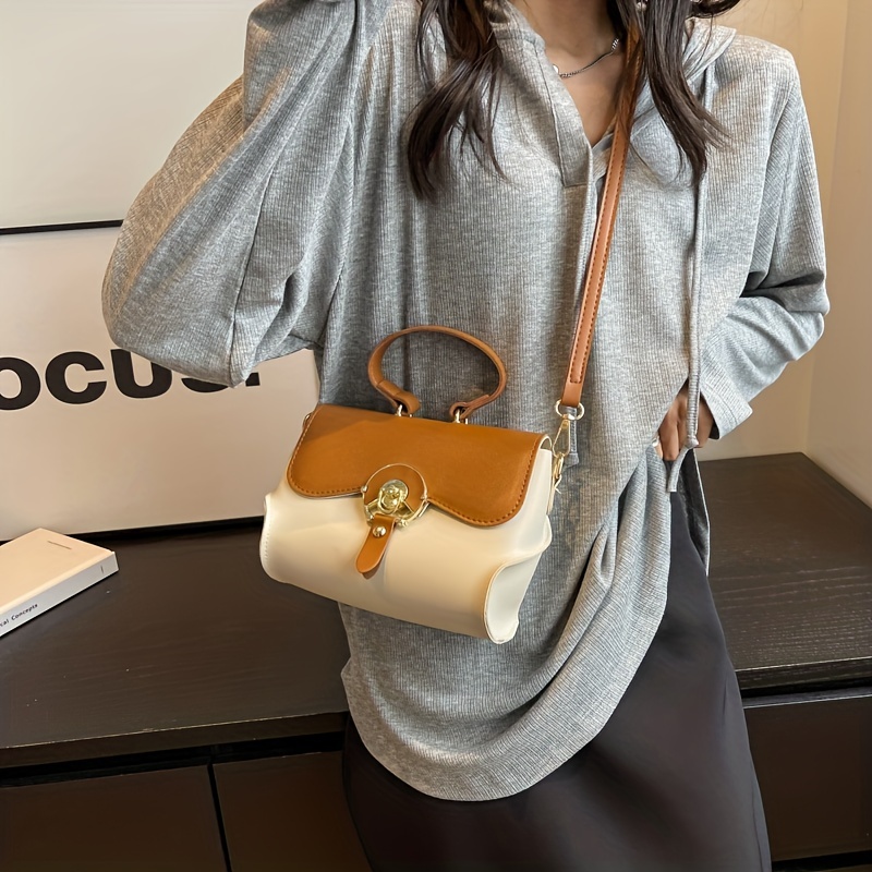Fashion Messenger Bags Niche Designer Top-handle Bags Flap Purse