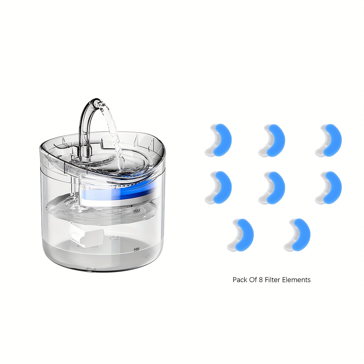 Cat Water Fountain Filter Ersatz 8 Pack Cat Water Fountain - Temu