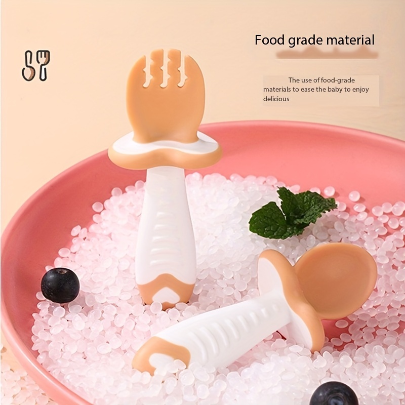 Food Grade Training Feeding Spoons Set For Babies Toddlers - Temu