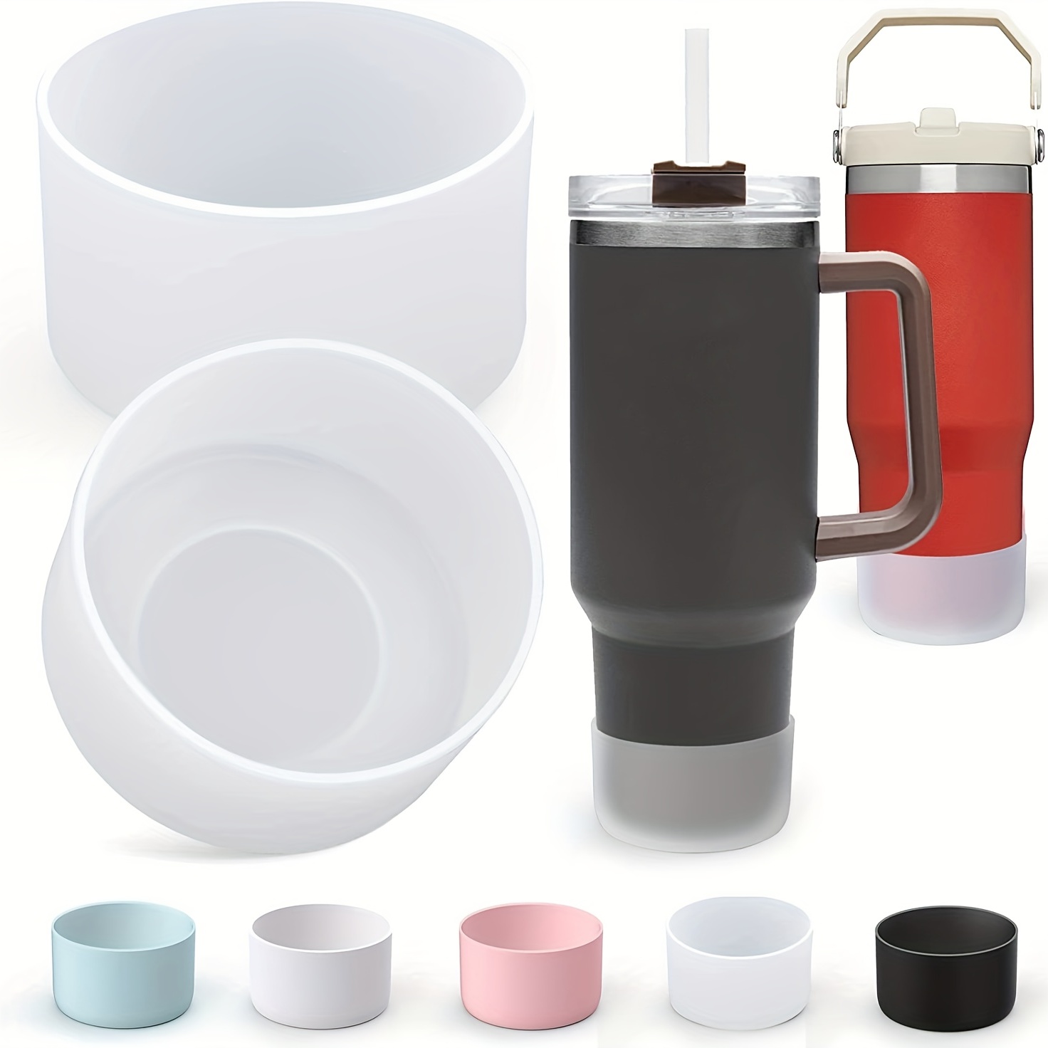 Non-slip Silicone Bottom Boot For Stanley 2.0 Flip Tumblers - Perfect Cup  Accessories! - Temu