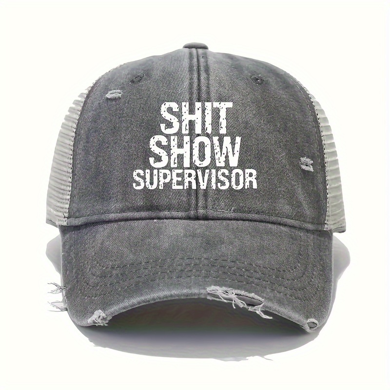 Bucket Hat Shit Show Supervisor Hat Bucket Hat Womens Fishing Hat Cute  Bucket Hat