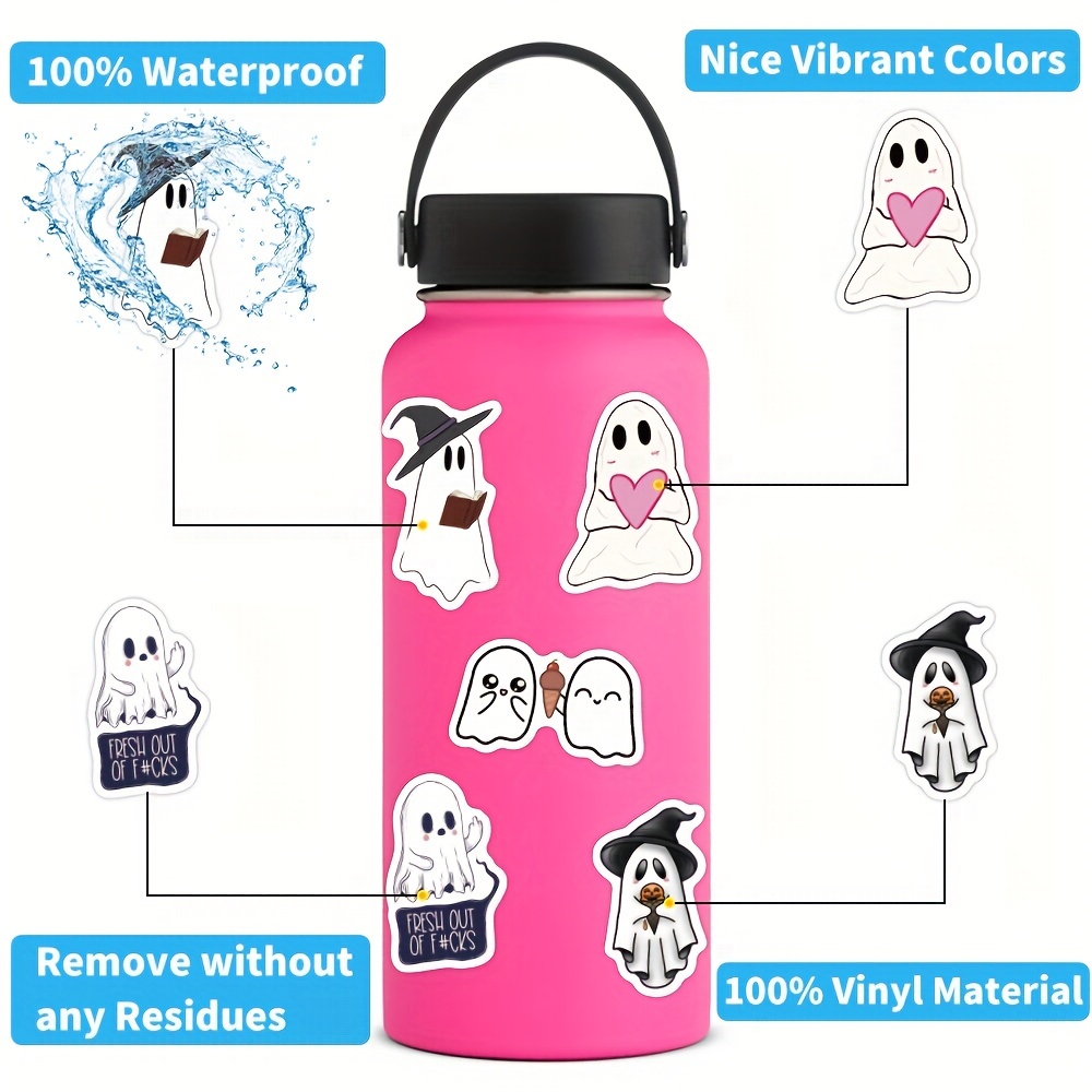 100 Pieces Animal Stickers Kawaii Cartoon Gift for Kids Teen Birthday Party  Vinyl Waterproof Stickers for Water Bottle,Hydro