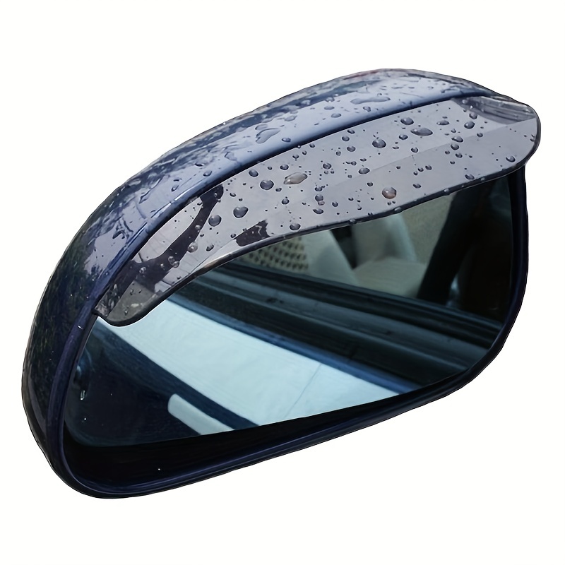 Comprar 2 uds espejo retrovisor para coche fibra de carbono lluvia  protector de cejas impermeable espejo retrovisor para coche visera para el  sol cubierta para lluvia cubierta universal para cejas