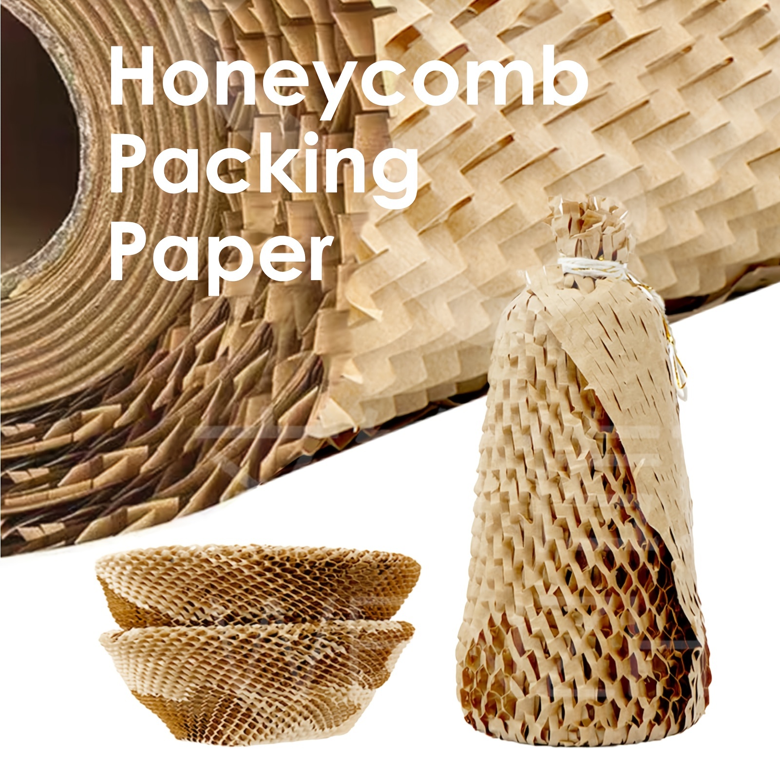 Honeycomb Packing Paper X 98.4' Paper Substitute Alternative - Temu
