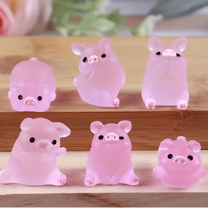 12cm Soft Solid Silicone Pet Pig Toys Bebe Reborn Painted Corpo De