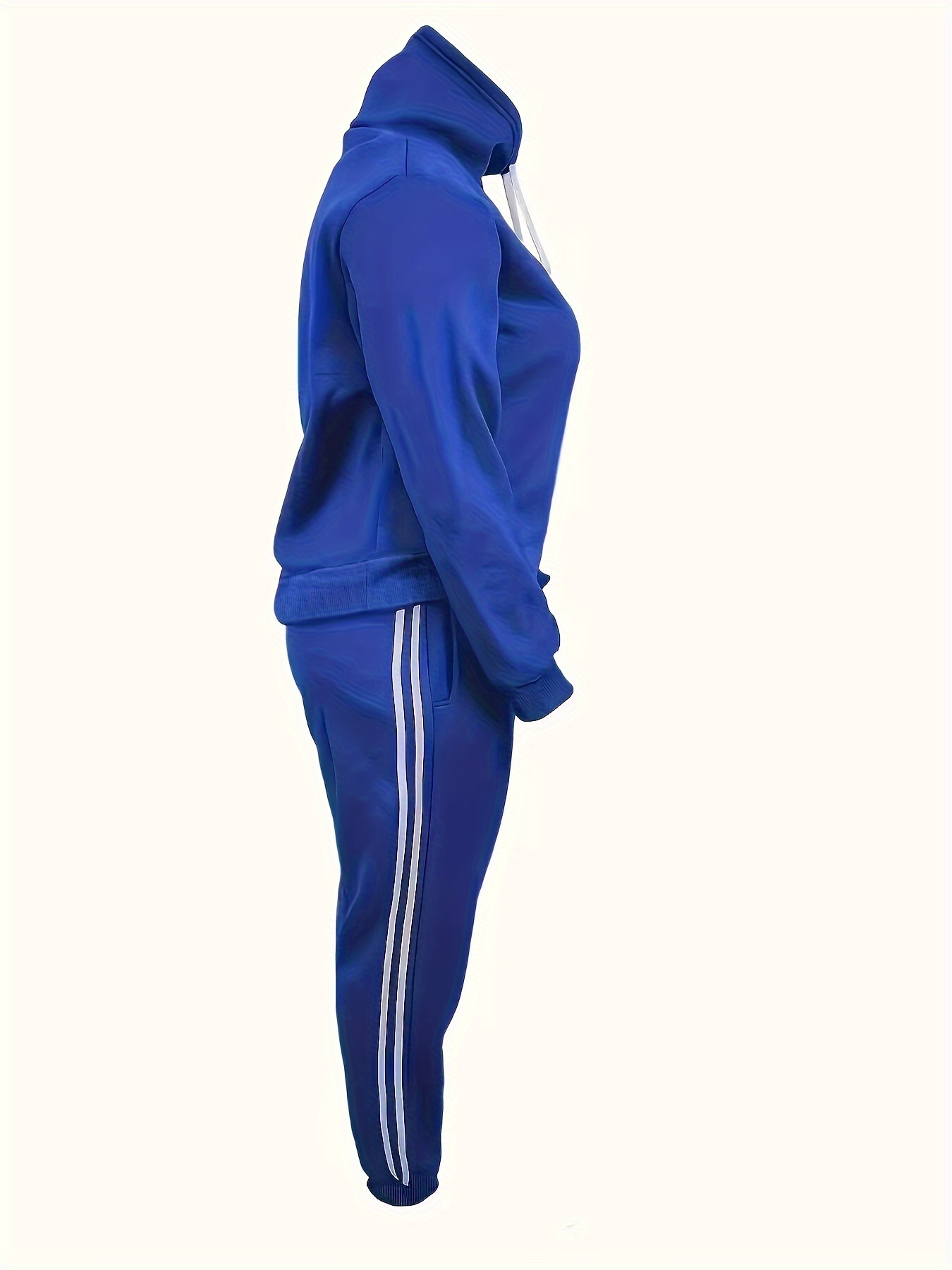 Women's Sweat Suits Plus Size | Jogger Suits Sets | LEEHANTON Fuchsia / 3XL