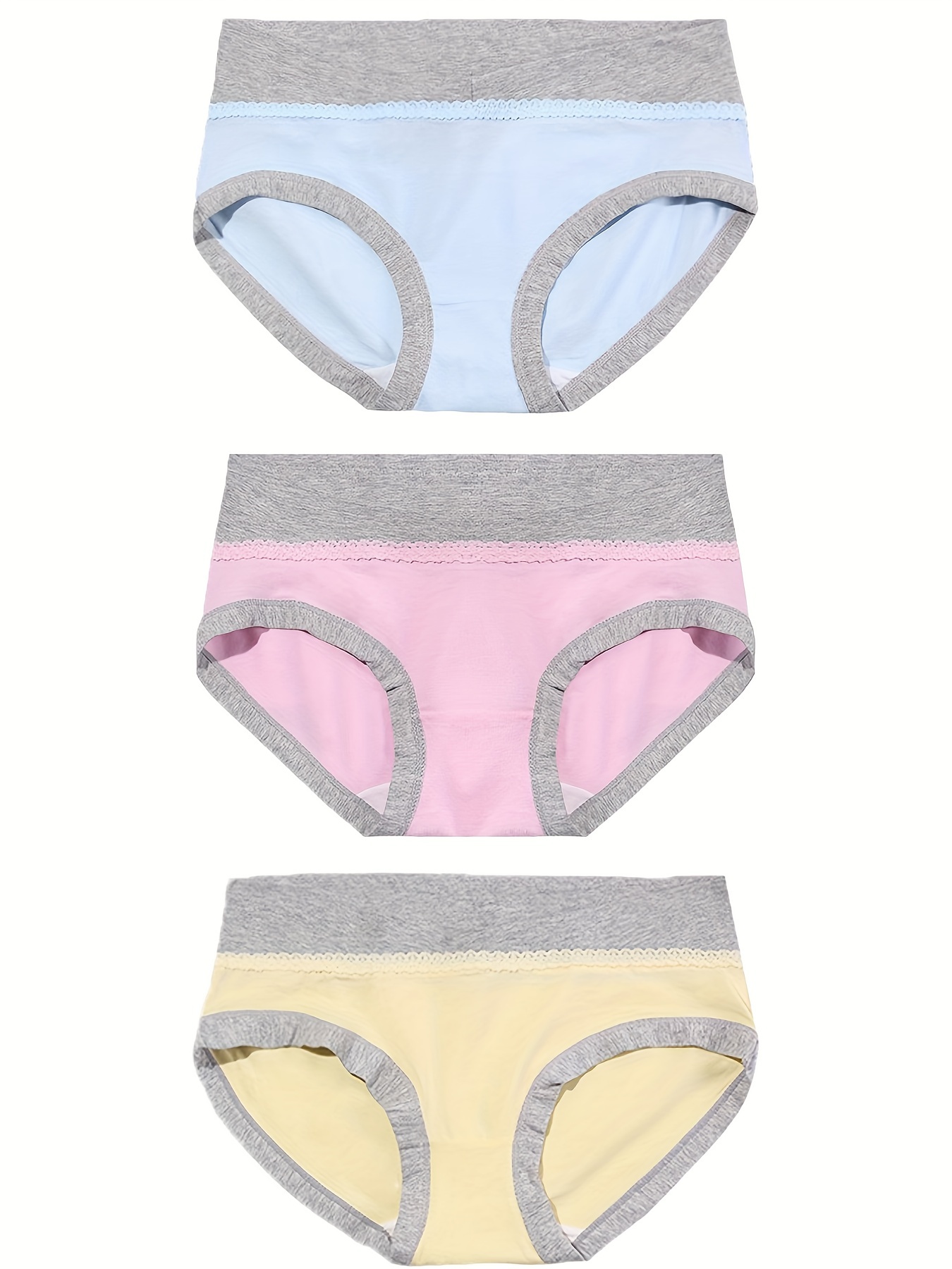 3pcs Pregnant Women's Seamless U-shaped Maternity Underwear For Pregnancy