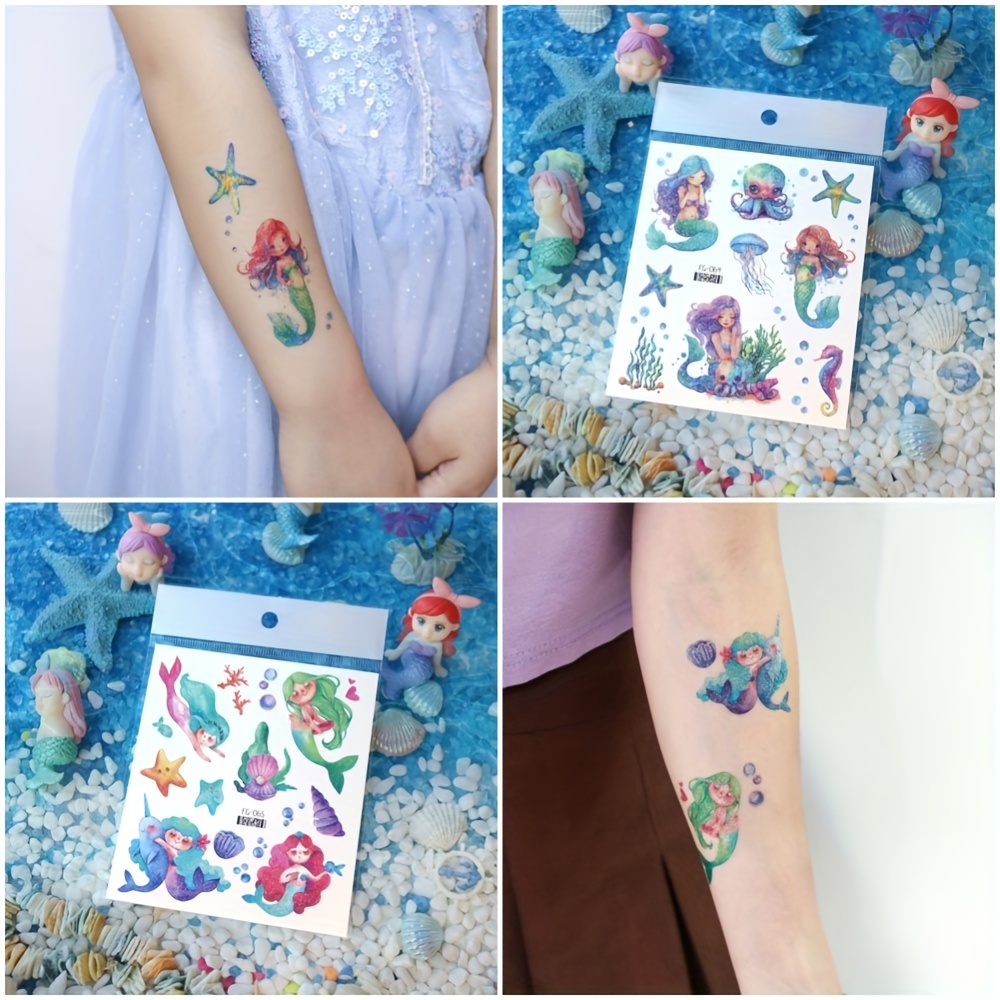 Cuties Sirena Full Body Art Sparkly Sticker