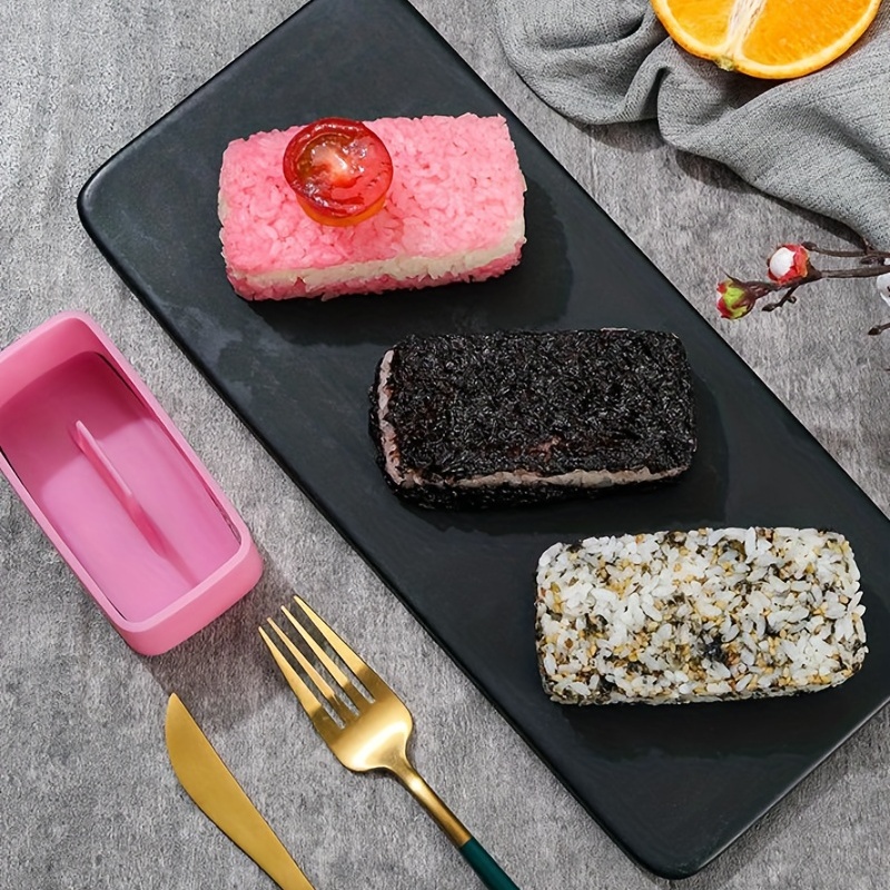 Kitchen Gadgets Rice Mold 3Pcs Sushi Maker Kit Non-stick Portable