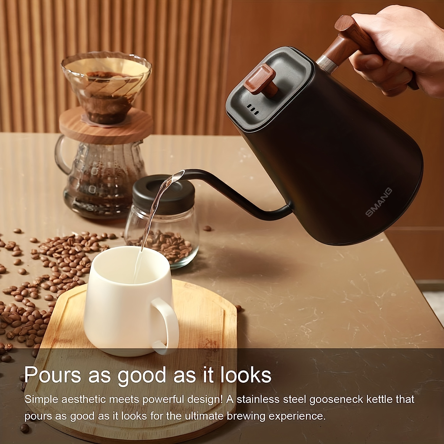 304 Stainless Steel Electric Kettle With Intelligent Frequency Conversion  And Constant Temperature Control - Perfect For Hand Brewing Coffee And  Boiling Water - Temu Japan
