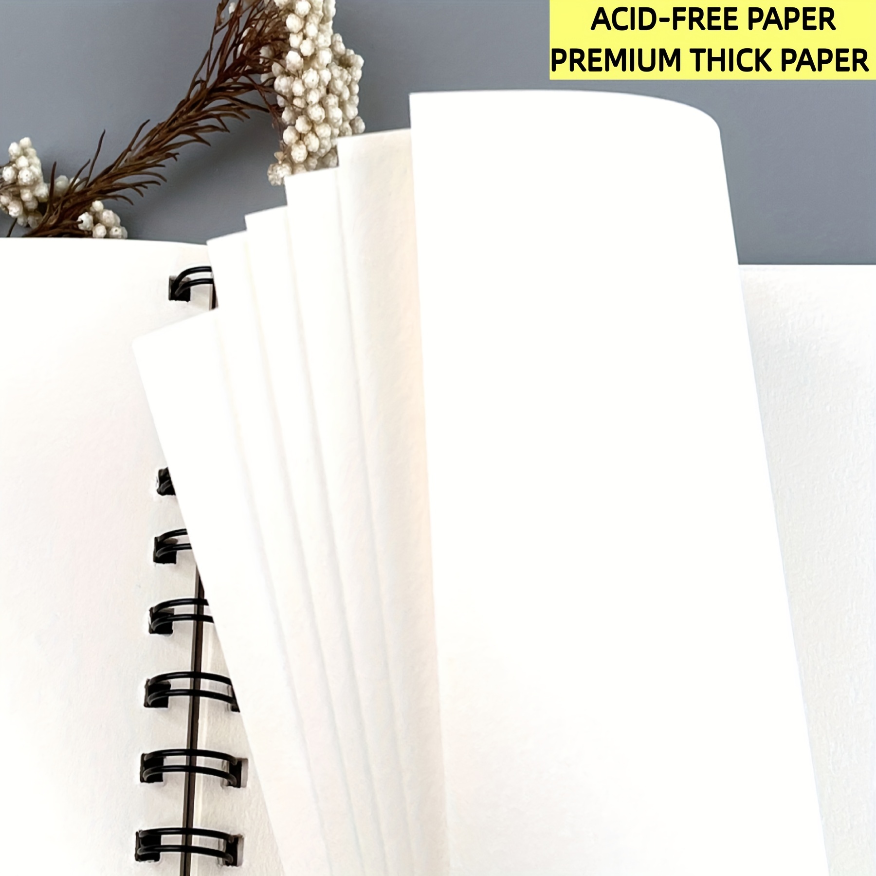 Papier aquarelle pour aquarelle 300 g A4 - Blanc - 30 feuilles