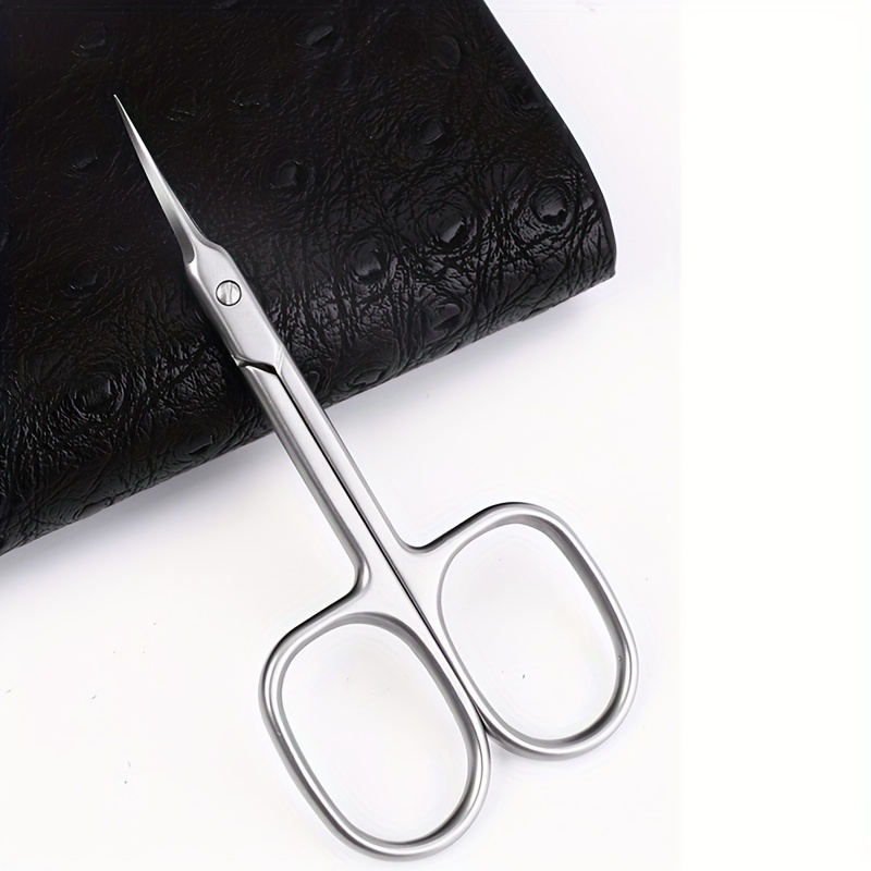 Stainless Steel Cuticle Scissors For Women Extra Fine Curved - Temu