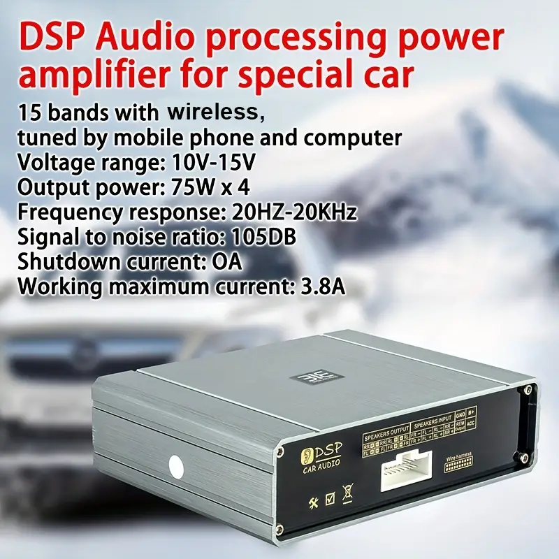 Processeur Audio D'amplificateur De Puissance De Voiture LTW