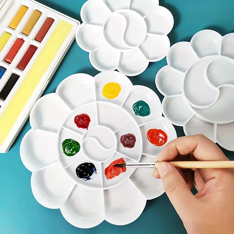 1 Paint Tray Palette Plastic Paint Palette For Kids Or - Temu