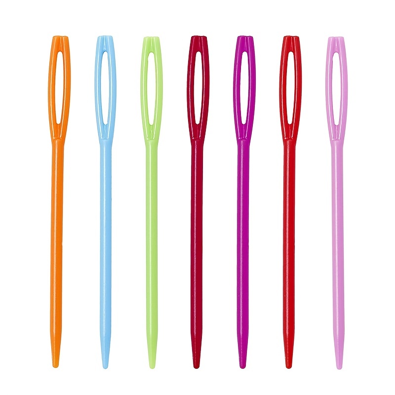 Plastic Knitting Needles Diy Materials Knitting Needles - Temu