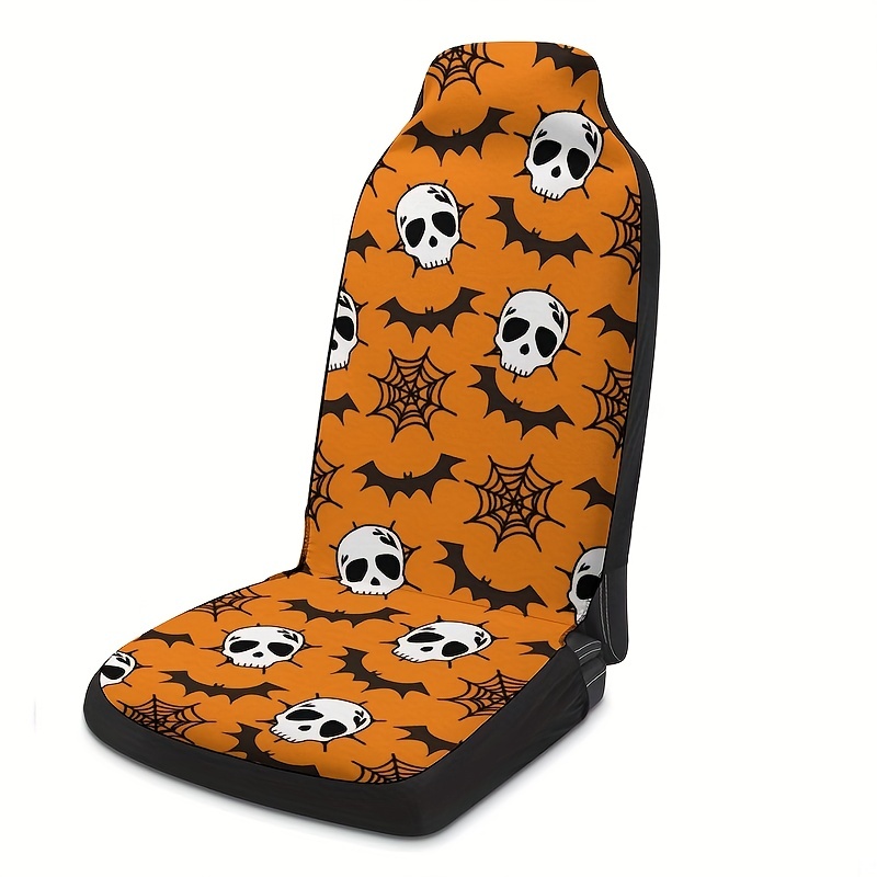 Skull Printed Car Seat Cover Front Seats, Bucket Seat Protector Car Seat  Cushions For Car, Suv, Truck Or Van For Women Man - Temu