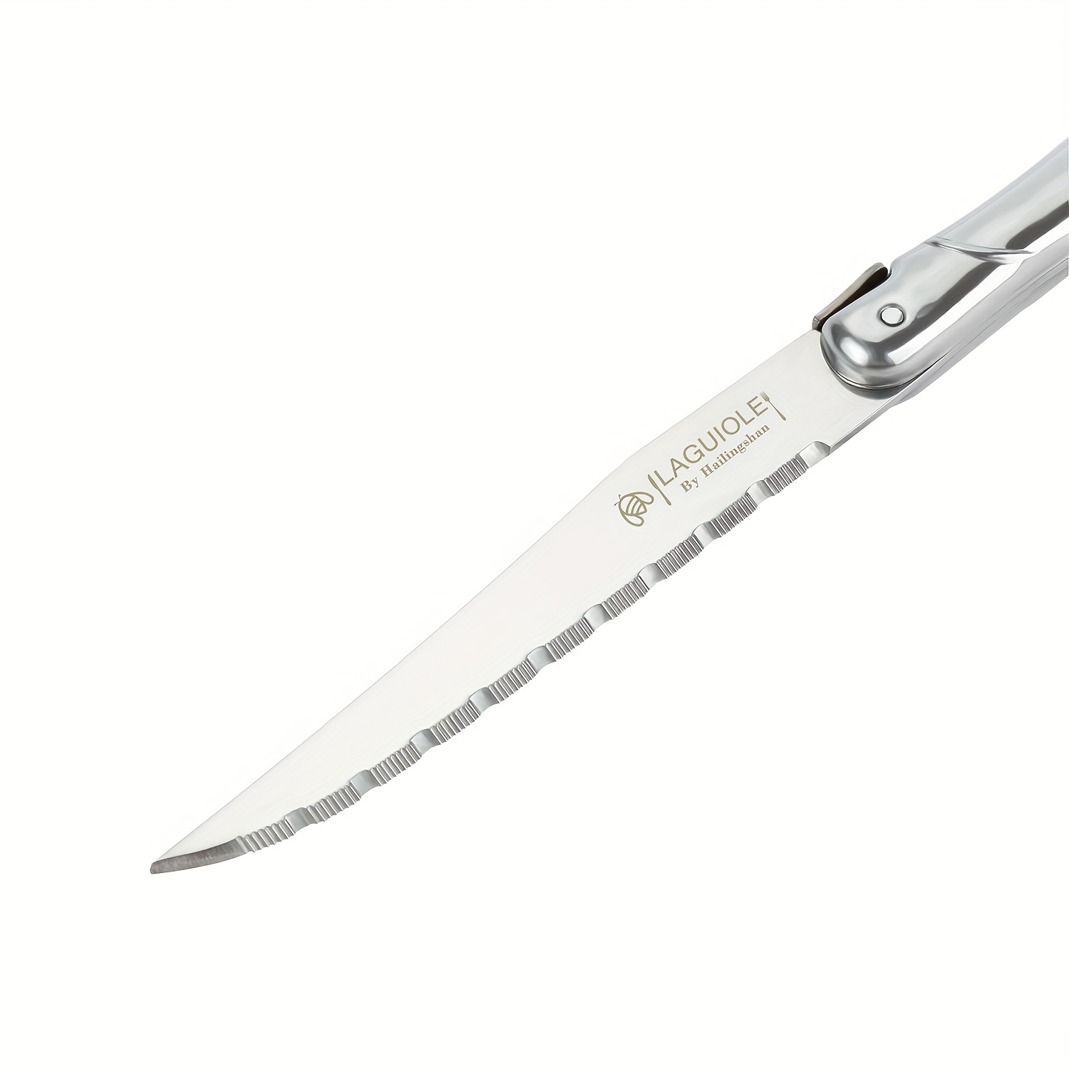 Laguiole by Hailingshan Steak knives Serrated Edge Sharp Light Premium