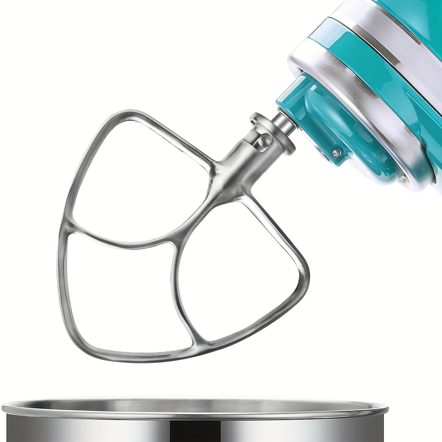 Coolcook Élégant bol mélangeur en verre pour mixeur KitchenAid, bol à pain  avec couvercle pour batteurs sur socle à tête inclinable de 4,5 à 5 litres  : : Maison