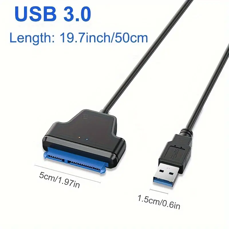 Adaptateur disques durs SATA 2,5'' I/II vers USB 3.0