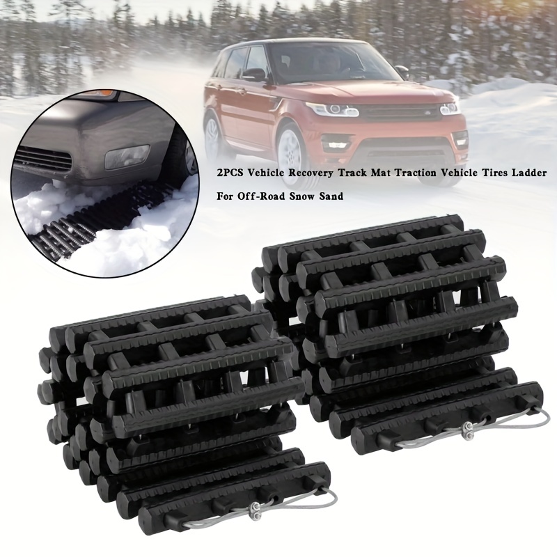  Yosoo Non-Slip Traction Mat Plate, Traction Board Escape  Recovery Track Ladder Universal Tire Traction Non-Slip Mat Plate Grip for  Snow Mud : Automotive