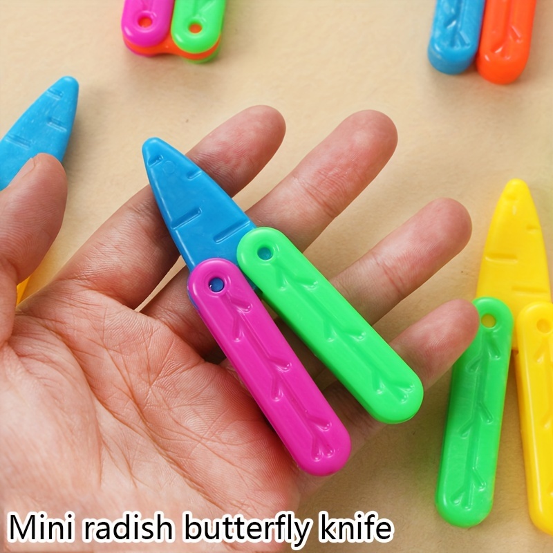 3D Printing Sakaban Turtle Butterfly Knife Radish Knife Decompression Toy  Decompression Tool Cute Turtle Decompression Knife Toy Model Fish Bone