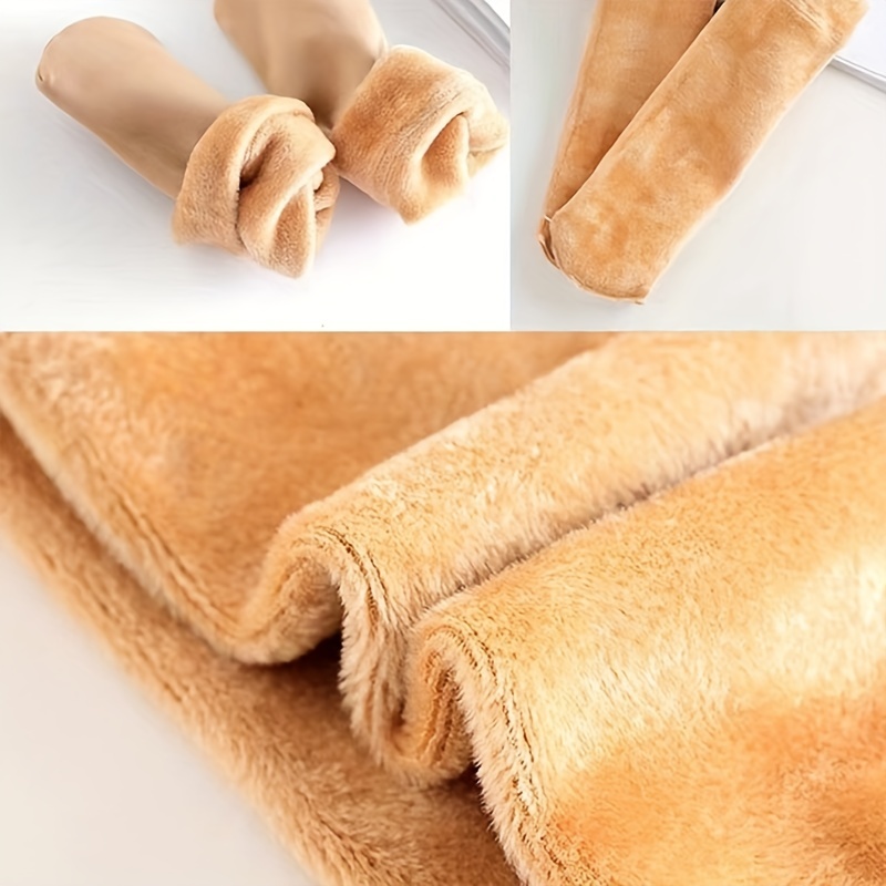 1/4pairs Unisex Thickened Warm Crew Socks, Snow Home Floor Socks For Autumn Winter, Women Men's Socks & Hosiery