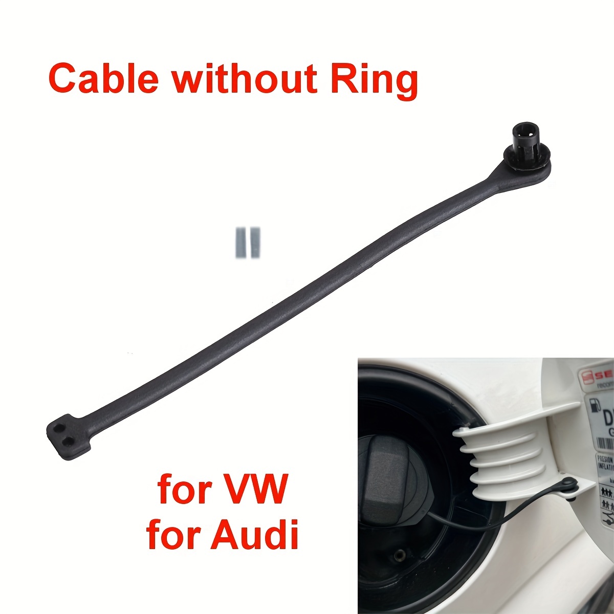 Tankdeckel Halteband mit Ring Für Audi A4 A6 A8 VW Golf Jetta Passat Skoda  Seat