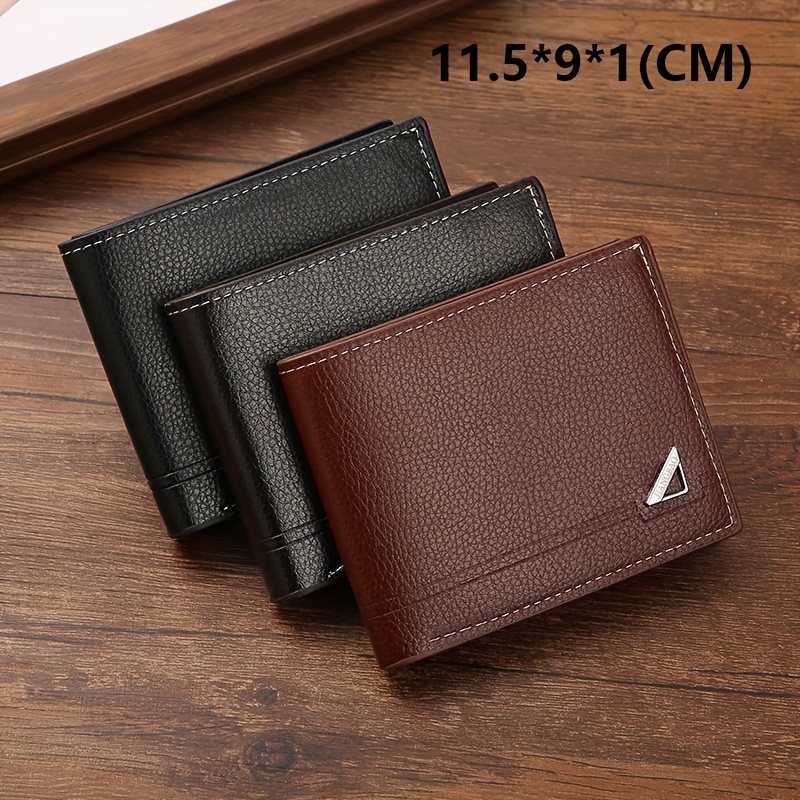 Mens Wallet Men's Genuine Leather Wallet And Zipper Coin Pocket Bifold Purse With Chain 16 Credit Card Holder Genuine Leather Gents Wall