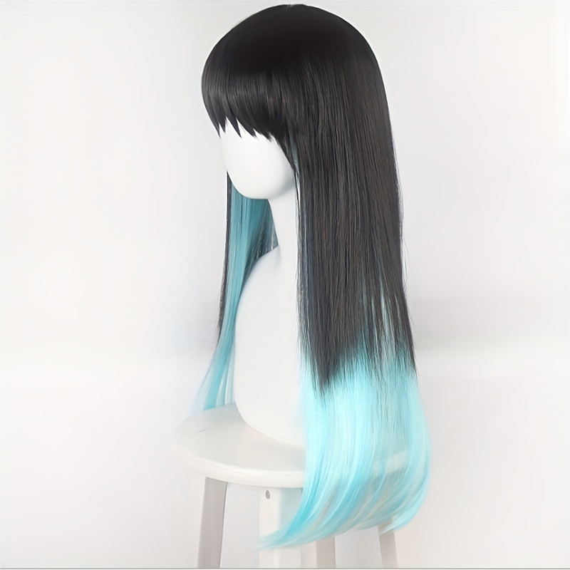 Gemini Long Straight Triple Ponytail Synthetic Wig for Halloween Cosplay Party