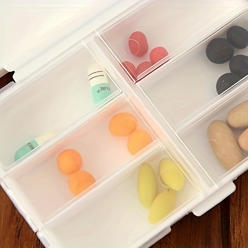 Pill Box Folding Large Capacity Pill Storage Case Household - Temu