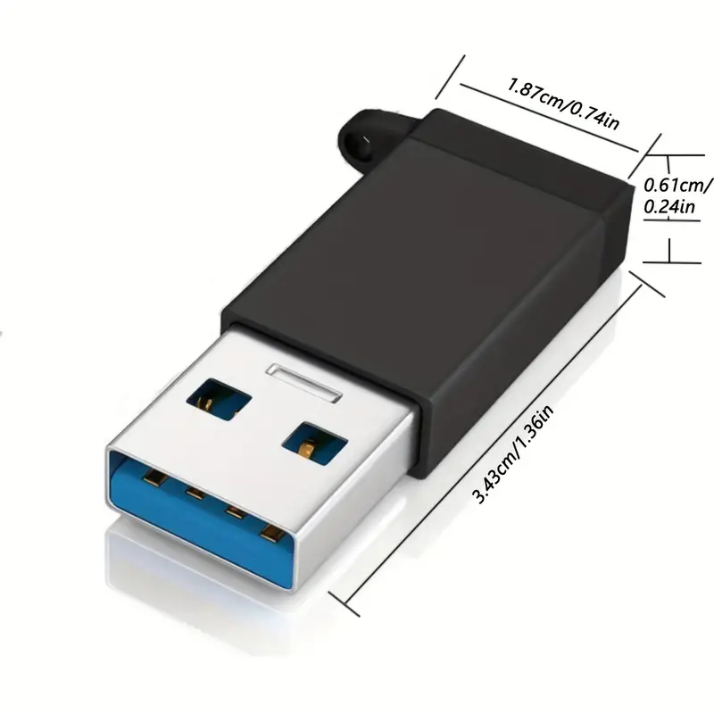2 Packs) Adaptateur USB C Femelle Vers USB Mâle - Temu Canada