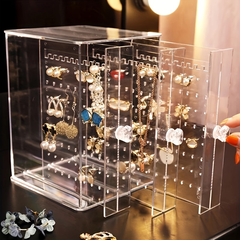 Transparent Storage Box Plastic Storage Case Jewelry - Temu