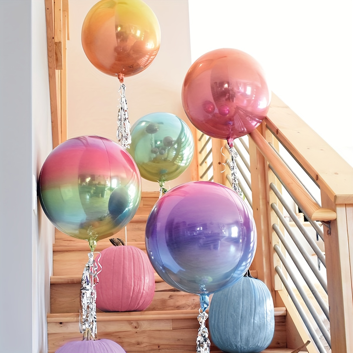 187 globos azules para fiesta de cumpleaños, suministros de fiesta temática  de feliz cumpleaños, globos de decoración que incluyen globos de estrella