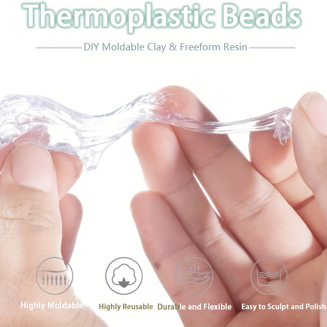  GSHLLO 100g Thermoplastic Moldable Beads Plastic